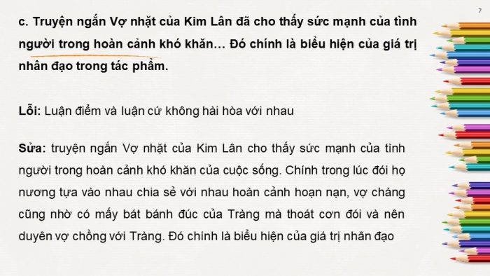 Giáo án điện tử Ngữ văn 12 bài: Thực hành chữa lỗi lập luận trong văn nghị luận