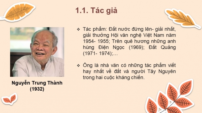 Giáo án điện tử Ngữ văn 12 bài: Rừng xà nu