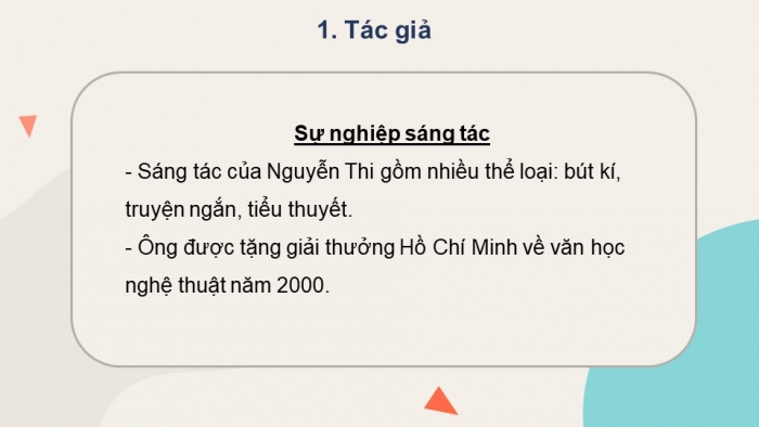 Giáo án điện tử Ngữ văn 12 bài: Những đứa con trong gia đình