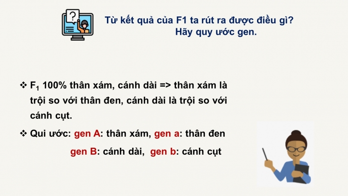 Giáo án điện tử Sinh học 12 bài 11: Liên kết gen và hoán vị gen