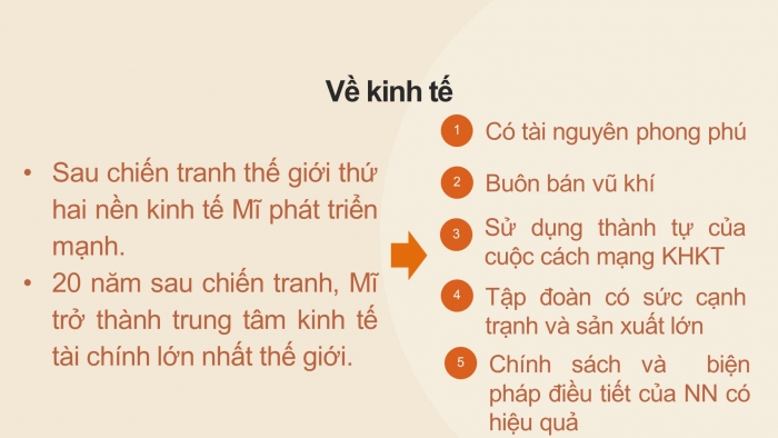 Giáo án điện tử Lịch sử 12 bài 6: Nước Mĩ