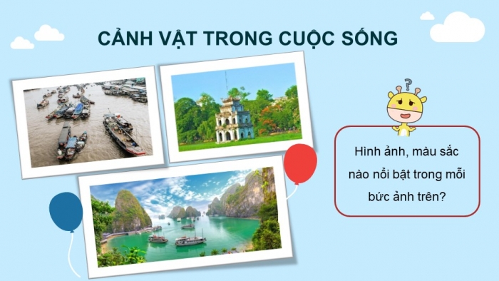 Bài giảng điện tử mĩ thuật 3 kết nối tri thức chủ đề 7: Cảnh vật quanh em