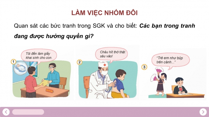 Giáo án điện tử Đạo đức 4 kết nối Bài 9: Quyền và bổn phận của trẻ em