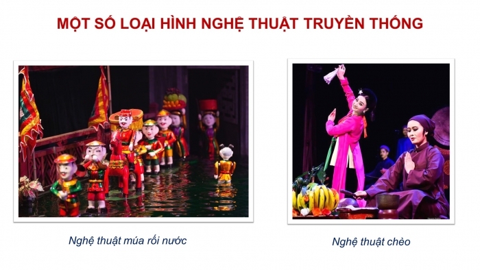 Giáo án điện tử Mĩ thuật 8 kết nối Bài 3: Nghệ thuật truyền thống