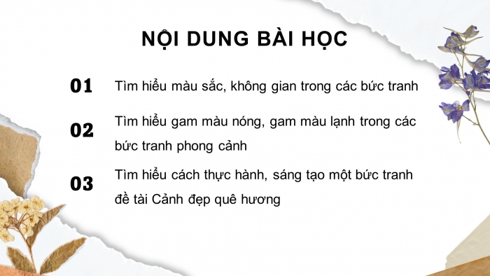 Giáo án điện tử Mĩ thuật 4 kết nối Chủ đề 3: Cảnh đẹp quê hương