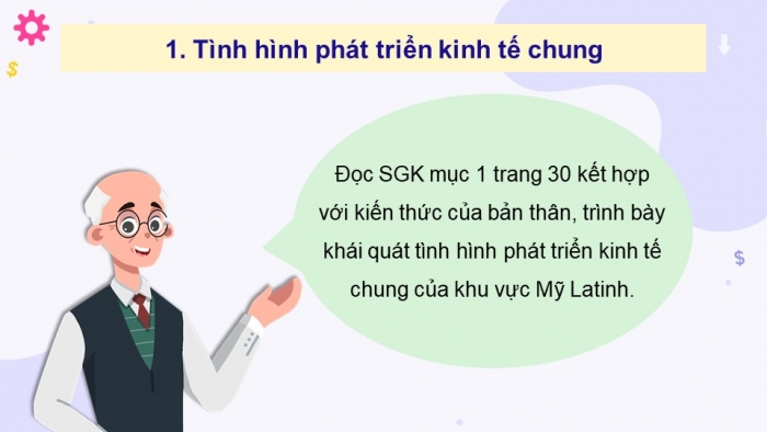 Giáo án điện tử Địa lí 11 kết nối Bài 7: Kinh tế khu vực Mỹ La tinh