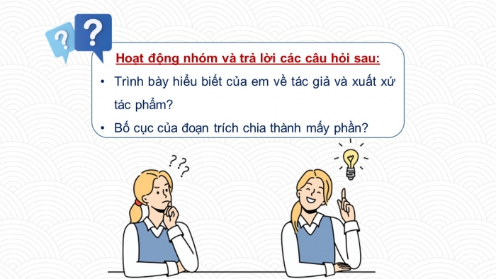 Giáo án điện tử Ngữ văn 8 kết nối Bài 2 Đọc 3: Ca Huế trên sông Hương