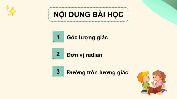 Giáo án điện tử Toán 11 chân trời Chương 1 Bài 1: Góc lượng giác