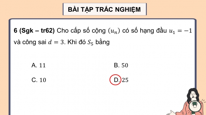 Giáo án điện tử Toán 11 chân trời: Bài tập cuối chương 2