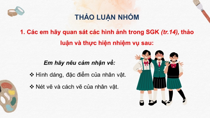 Giáo án điện tử Mĩ thuật 8 chân trời (bản 2) Bài 3: Vẽ dáng người