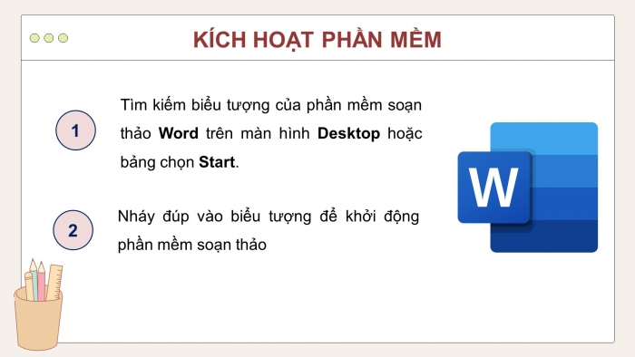 Giáo án điện tử Tin học 4 cánh diều Chủ đề E2 Bài 1: Làm quen với phần mềm soạn thảo văn bản