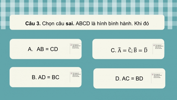 Giáo án điện tử Toán 8 kết nối: Luyện tập chung (tr.62)