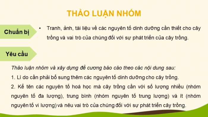 Giáo án điện tử KHTN 8 kết nối Bài 12: Phân bón hoá học