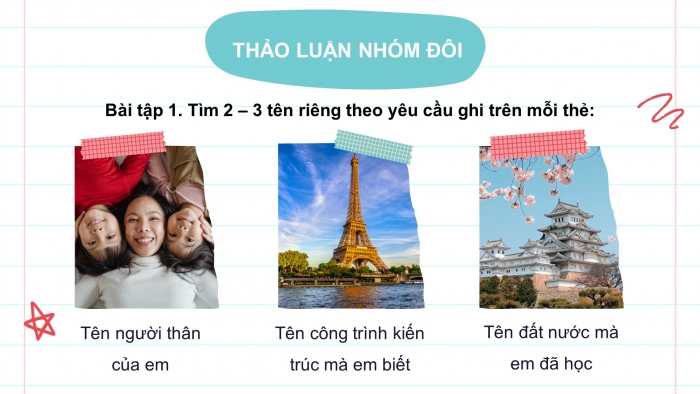 Giáo án điện tử Tiếng Việt 4 chân trời CĐ 3 Bài 3 Luyện từ và câu: Luyện tập về danh từ, động từ, tính từ