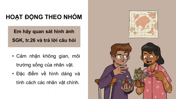 Giáo án điện tử Mĩ thuật 8 chân trời (bản 2) Bài 6: Tạo hình nhân vật minh họa truyện cổ tích