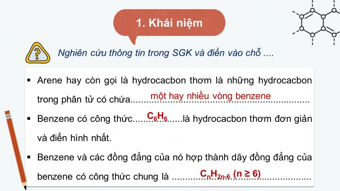 Giáo án điện tử Hoá học 11 kết nối Bài 17: Arene (hydrocarbon thơm)