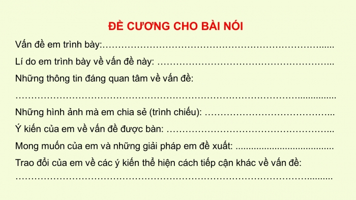 Giáo án điện tử tiết: Trình bày ý kiến về vấn đề văn hóa truyền thống trong xã hội hiện đại