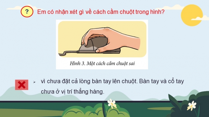 Giáo án điện tử bài 3: Em tập sử dụng chuột