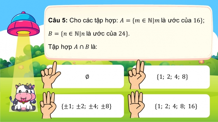 Giáo án điện tử toán 10 cánh diều bài: Bài tập cuối chương I (1 tiết)