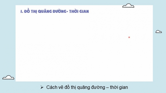 Giáo án điện tử KHTN 7 cánh diều – Phần vật lí bài 8: Đồ thị quãng đường – thời gian