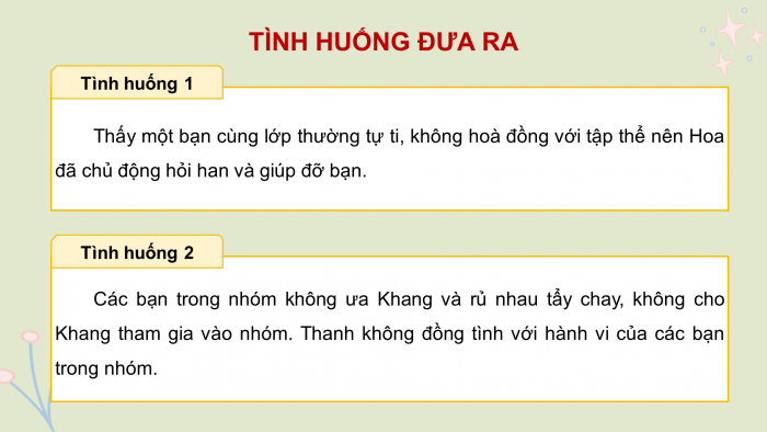 Giáo án điện tử HĐTN 8 cánh diều Chủ đề 4 - HĐGDTCĐ: Tự chủ trong các mối quan hệ