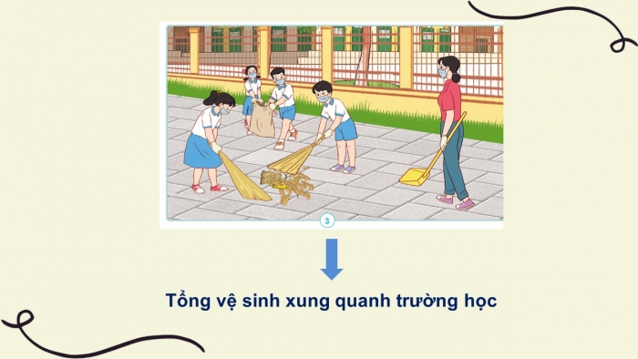 Giáo án điện tử tự nhiên và xã hội 3 cánh diều bài 8: Giữ vệ sinh trường học