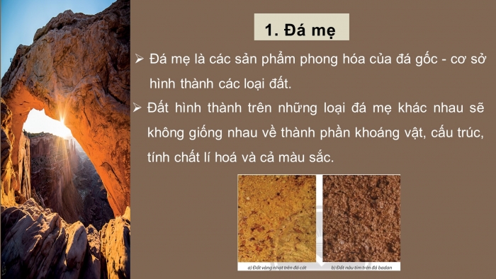 Giáo án điện tử địa lí 10 chân trời bài 14: Đất