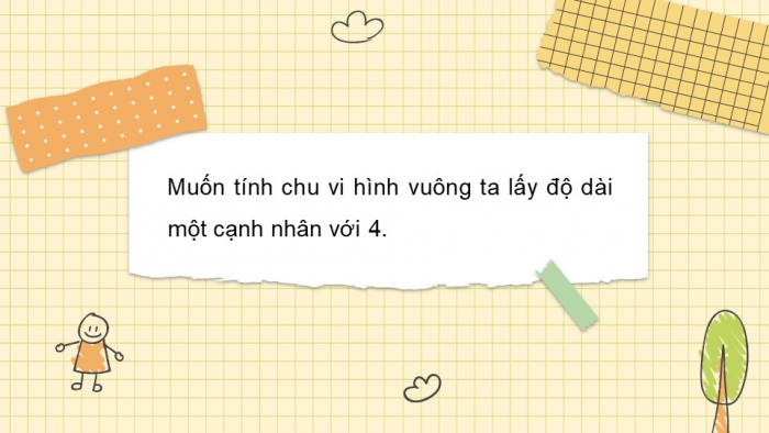 Giáo án điện tử toán 3 cánh diều bài: Chu vi hình chữ nhật, chu vi hình vuông