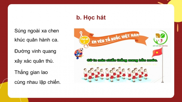 Giáo án điện tử âm nhạc 3 kết nối tiết 5: Học bài hát Quốc ca Việt Nam