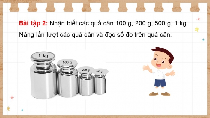 Giáo án điện tử toán 3 chân trời bài: Gram (2 tiết)