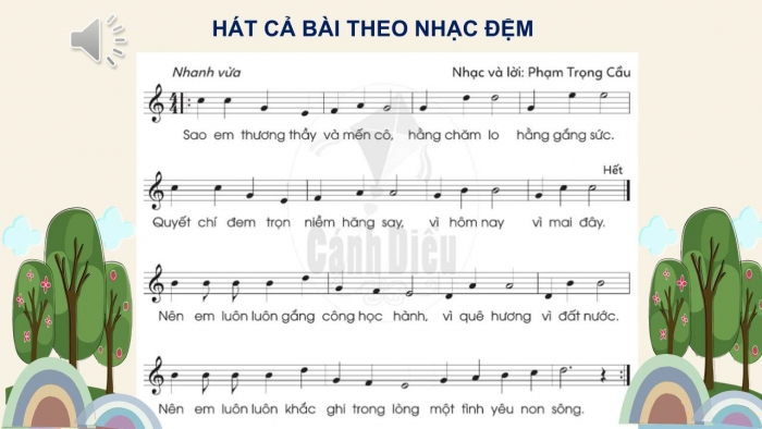 Giáo án điện tử âm nhạc 2 cánh diều