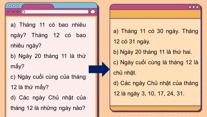 Giáo án điện tử toán 3 cánh diều bài: Tháng - Năm