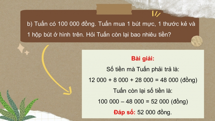 Giáo án điện tử toán 3 cánh diều bài:  tiền Việt Nam