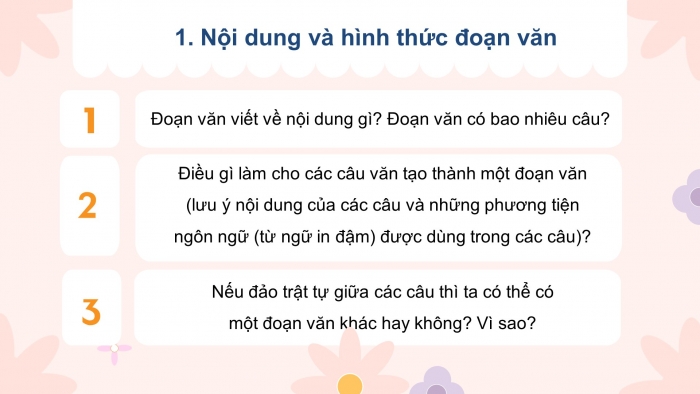 Giáo án điện tử ngữ văn 7 kết nối tiết: Thực hành tiếng việt - Mạch lạc và liên kết của văn bản