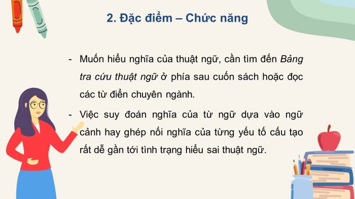 Giáo án điện tử ngữ văn 7 kết nối tiết: Thực hành tiếng việt - Thuật ngữ