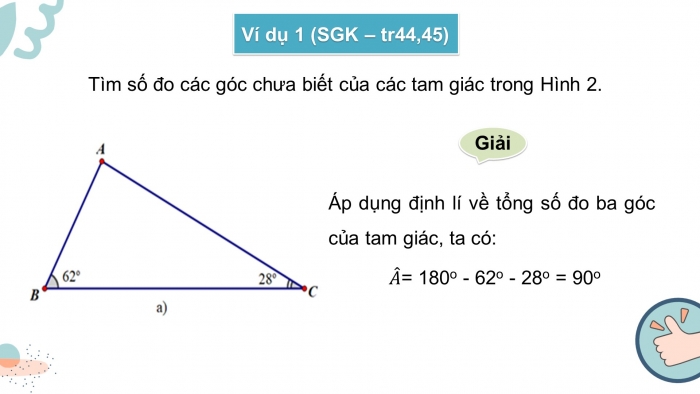 Giáo án điện tử toán 7 chân trời bài 1: Quan hệ giữa góc và cạnh đối diện trong một tam giác (2 tiết)