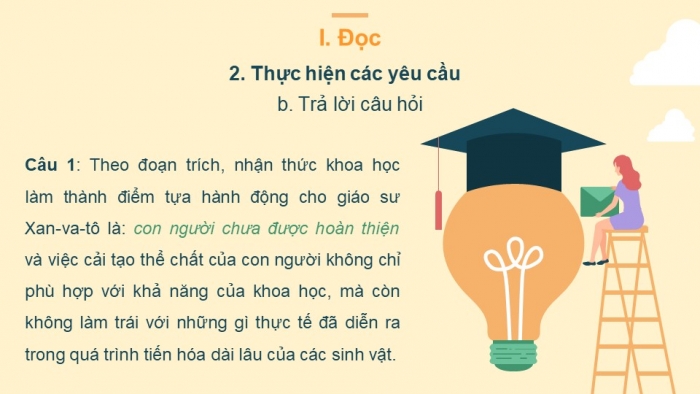 Giáo án điện tử ngữ văn 7 kết nối tiết: Ôn tập học kì II – Hướng dẫn hoàn thành phiếu học tập