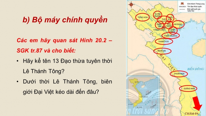 Giáo án điện tử lịch sử 7 chân trời bài 20: Đại Việt thời Lê Sơ (1428 – 1527)