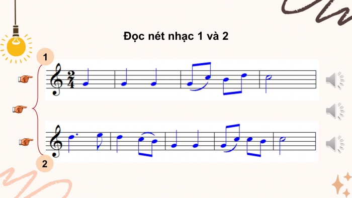 Giáo án điện tử âm nhạc 7 cánh diều tiết 3: Luyện đọc gam theo mẫu bài đọc nhạc số 2. Hòa tấu