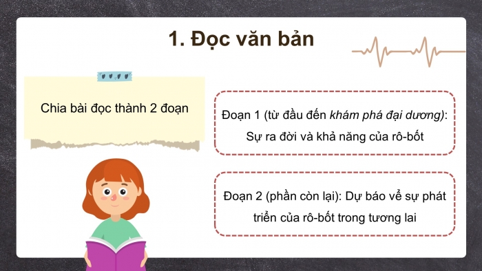 Giáo án điện tử tiếng việt 3 kết nối tri thức bài 26. Rô-bốt ở quanh ta- Tiết 1. Đọc