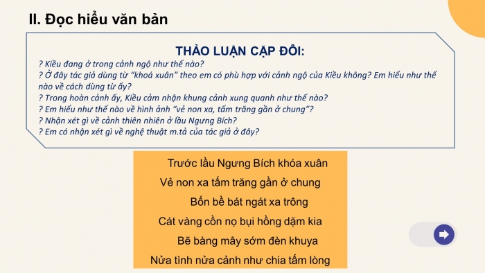 Giáo án điện tử ngữ văn 9 tiết 30, 31: Kiều ở lầu Ngưng Bích