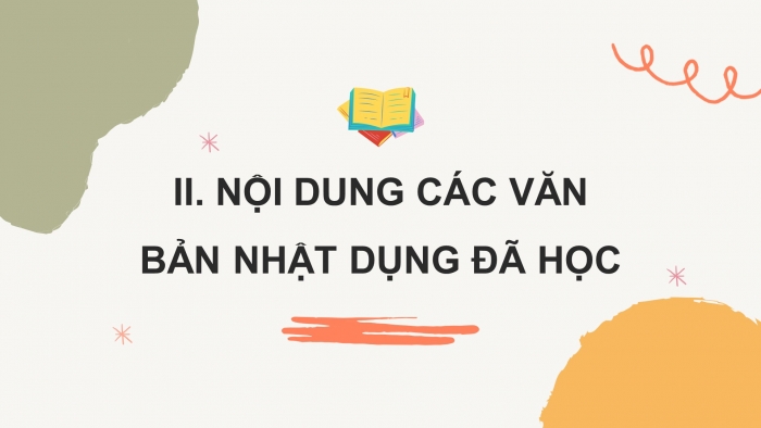 Giáo án điện tử ngữ văn 9 tiết: Tổng kết phần văn bản nhật dụng