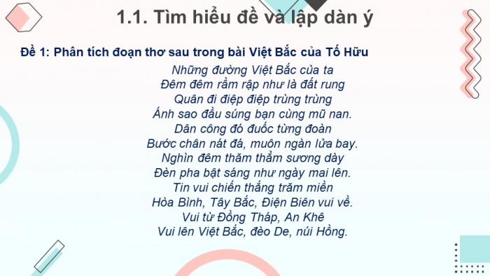 Giáo án điện tử Ngữ văn 12 bài: Nghị luận về một bài thơ, đoạn thơ