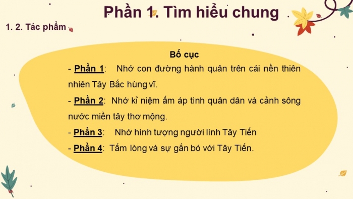 Giáo án điện tử Ngữ văn 12 bài: Tây Tiến