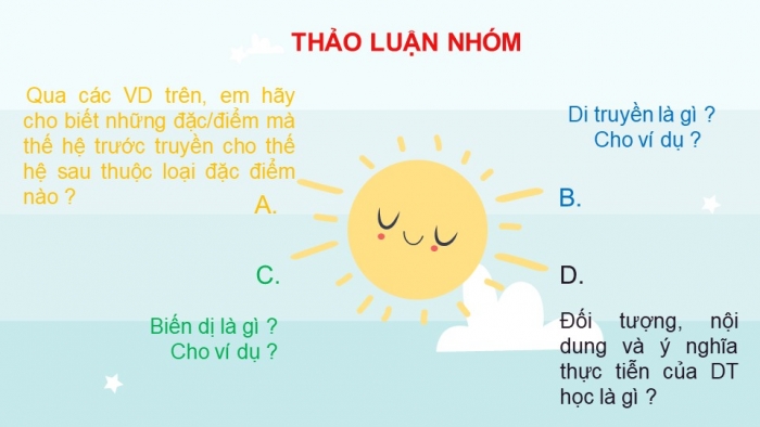 Giáo án điện tử sinh học 9 bài 1: Menđen và di truyền học