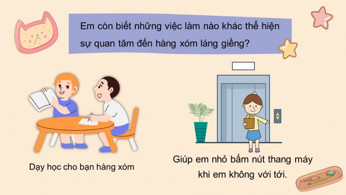 Bài giảng điện tử đạo đức 3 kết nối tri thức bài 3: Quan tâm hàng xóm láng giềng