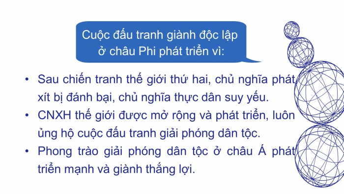 Giáo án điện tử Lịch sử 12 bài 5: Các nước châu Phi và Mĩ Latinh