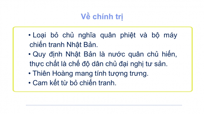 Giáo án điện tử Lịch sử 12 bài 8: Nhật Bản