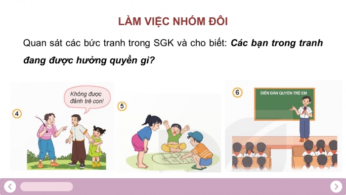 Giáo án điện tử Đạo đức 4 kết nối Bài 9: Quyền và bổn phận của trẻ em