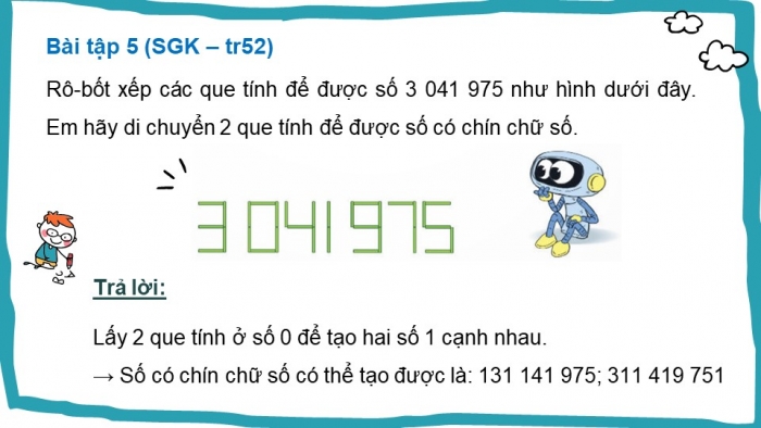 Giáo án điện tử Toán 4 kết nối Bài 16: Luyện tập chung